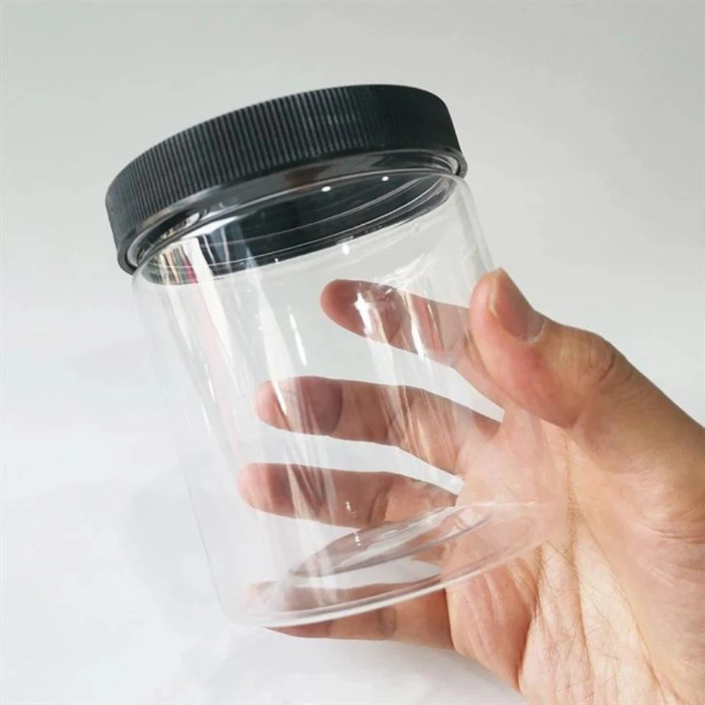 500ml plastic jars with lids