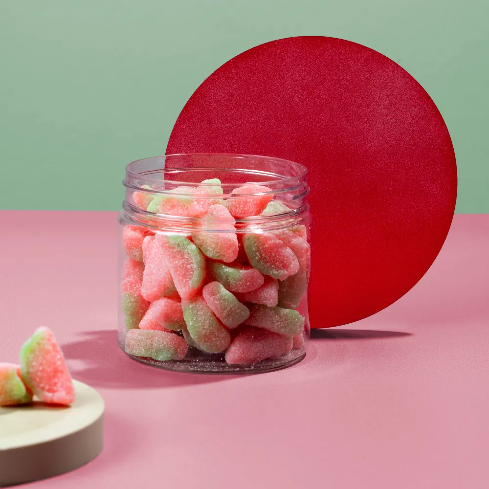 Custom Glass Gummies Jars