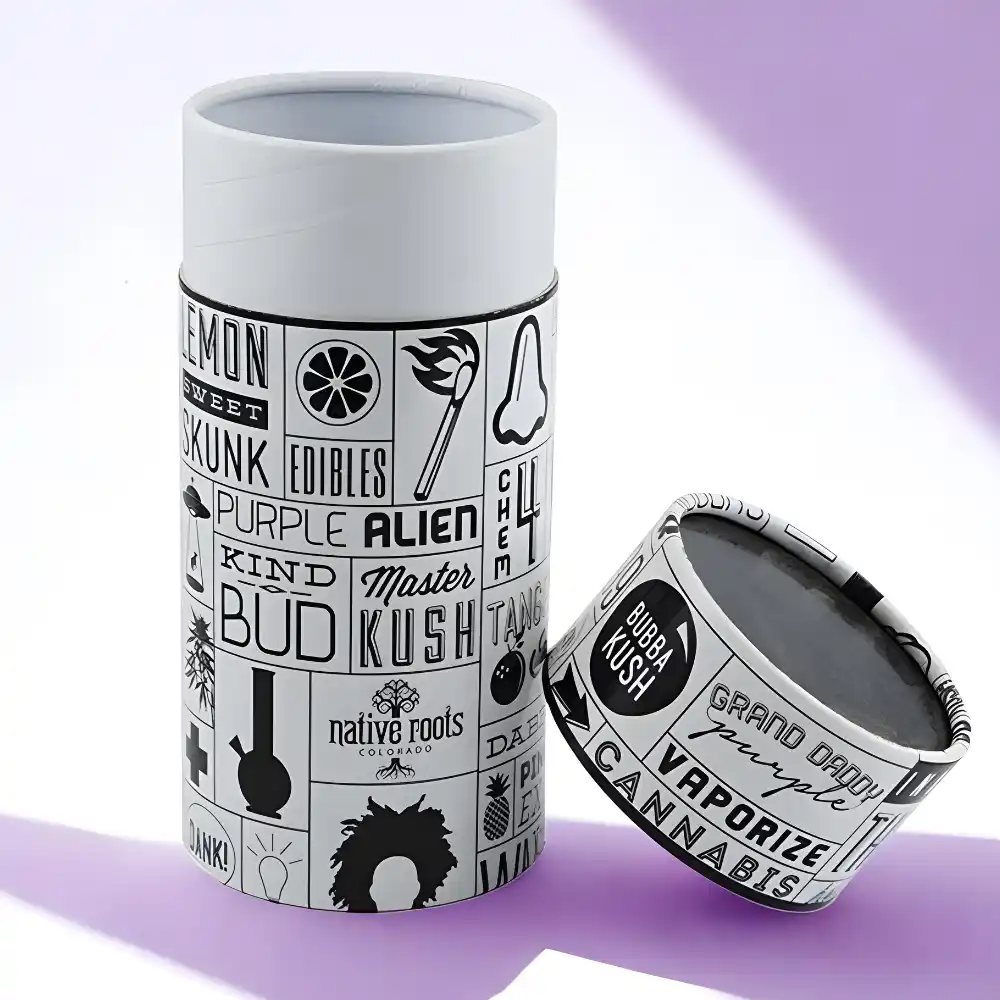 Custom Cannabis Paper Tubes Packaging