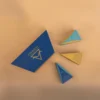 personalized cardboard triangle boxes