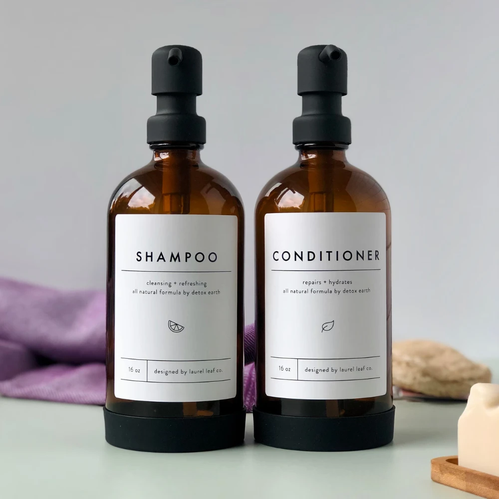 custom conditioner bottle packaging