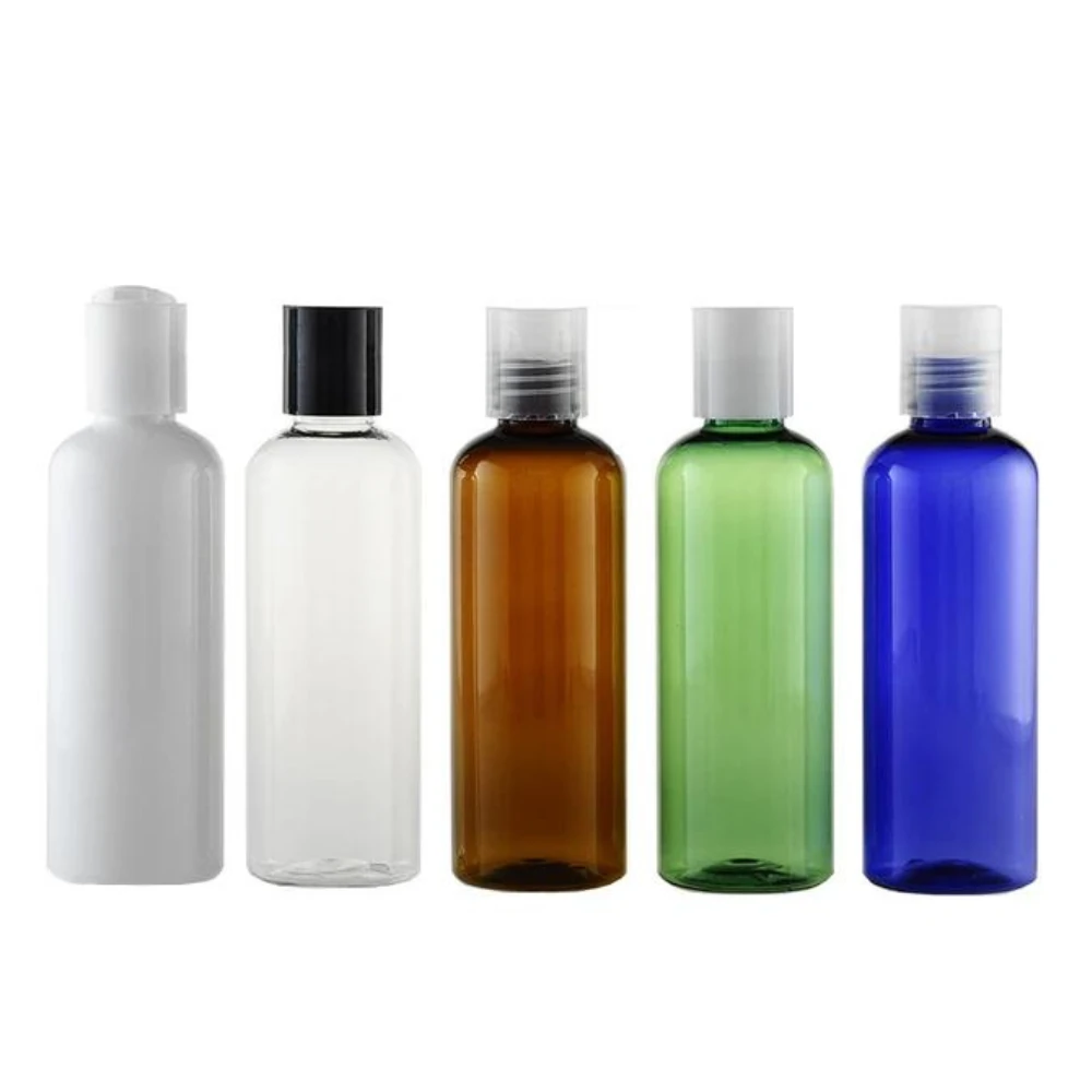 custom cylinder round plastic bottles