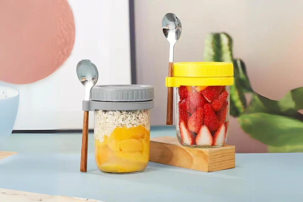 custom food plastic jars
