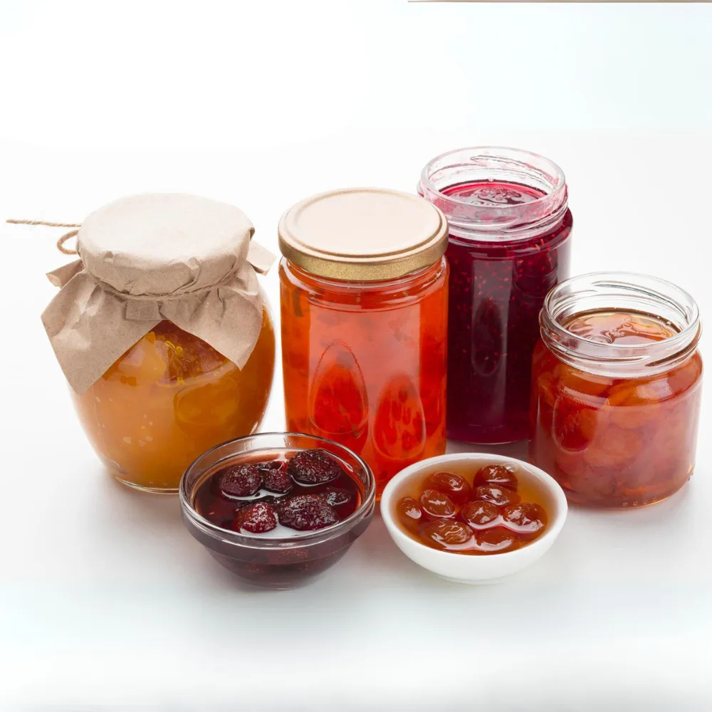 custom plastic jam jars