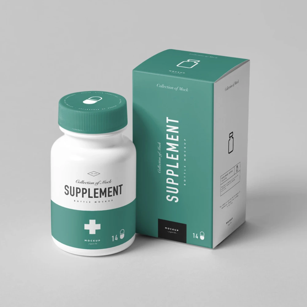 custom supplement packaging