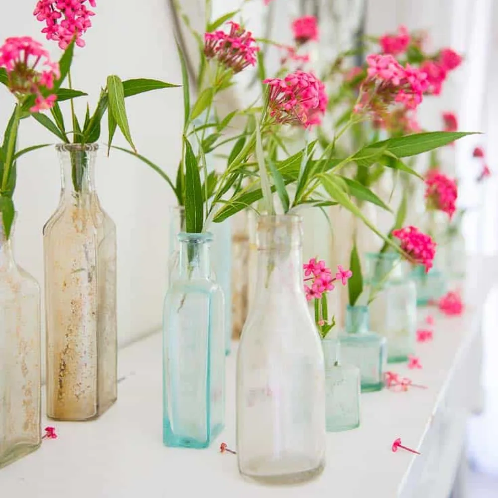 decorative glass bottles