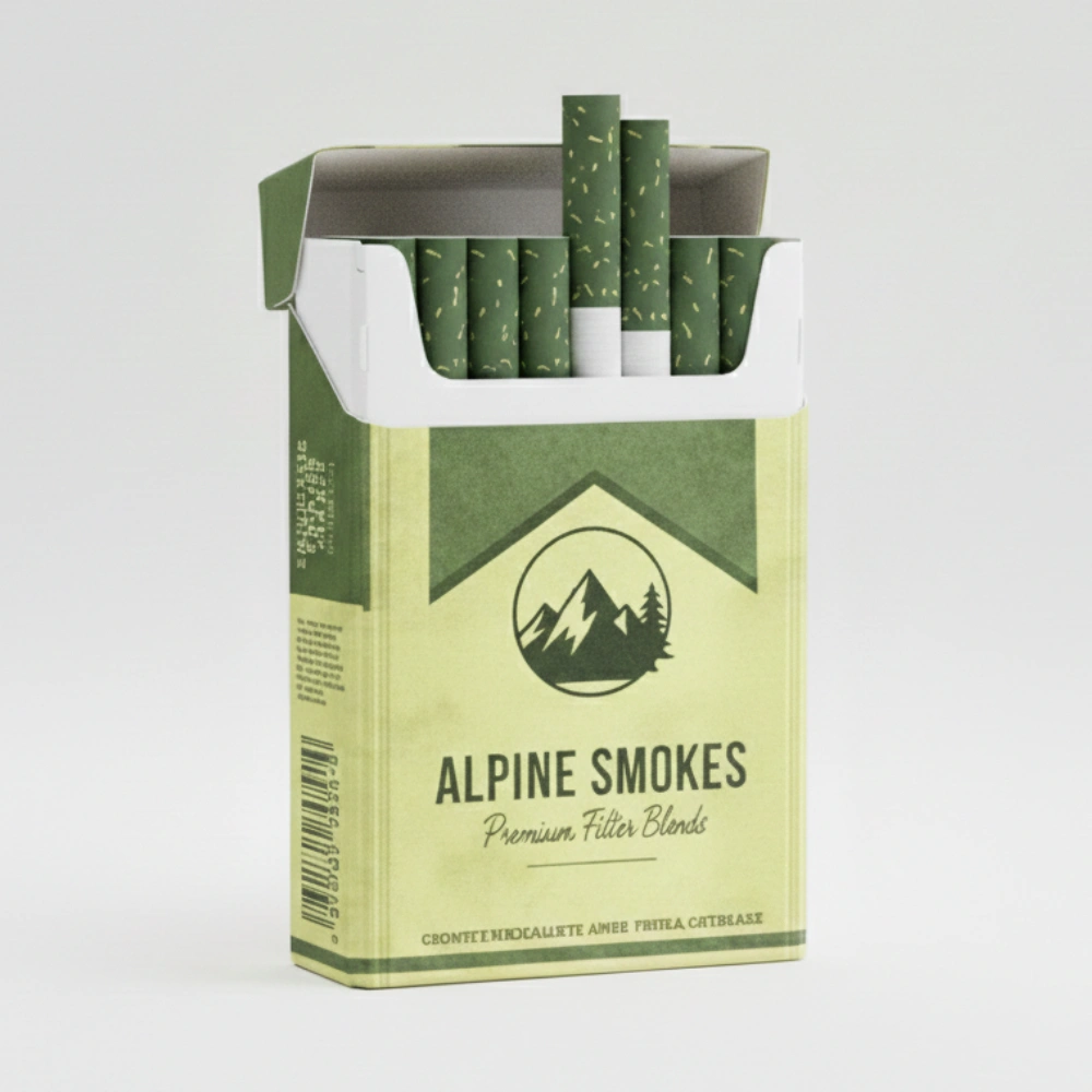 Eco-friendly custom cigarette box made from sustainable materials