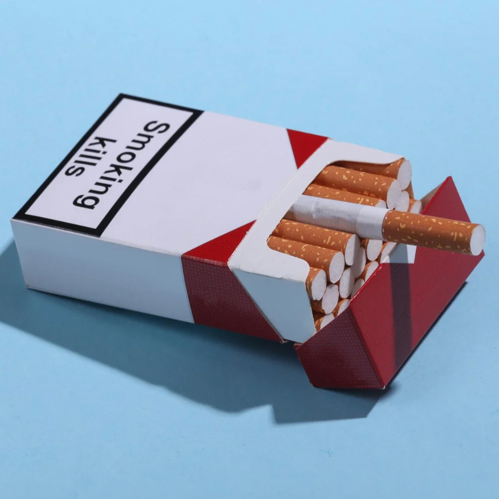 empty cigarette boxes