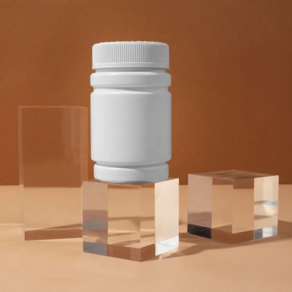 empty plastic pill bottles