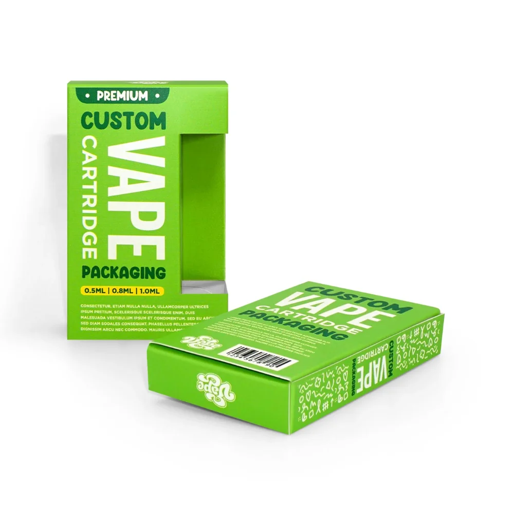 empty vape cartridge packaging