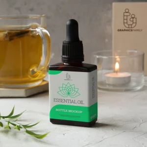 essential oil bottles