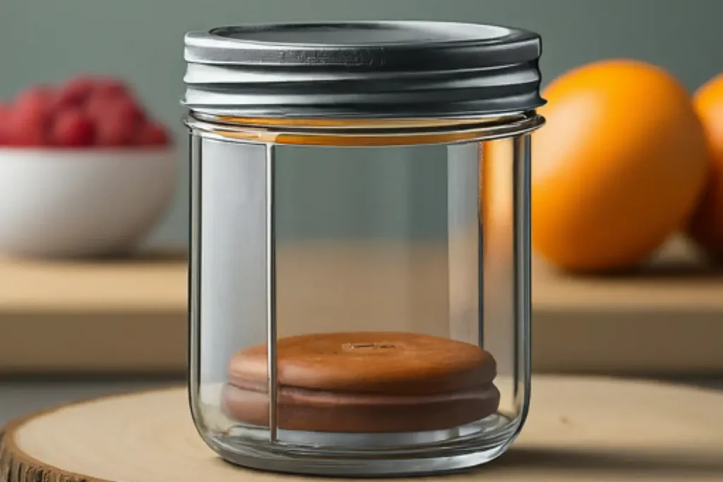 glass jars closure mechanism