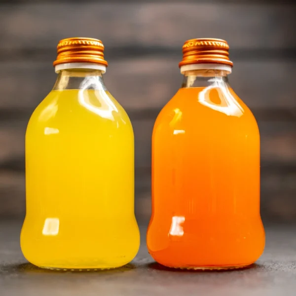 glass juice bottles with lids