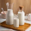 glass milk jars