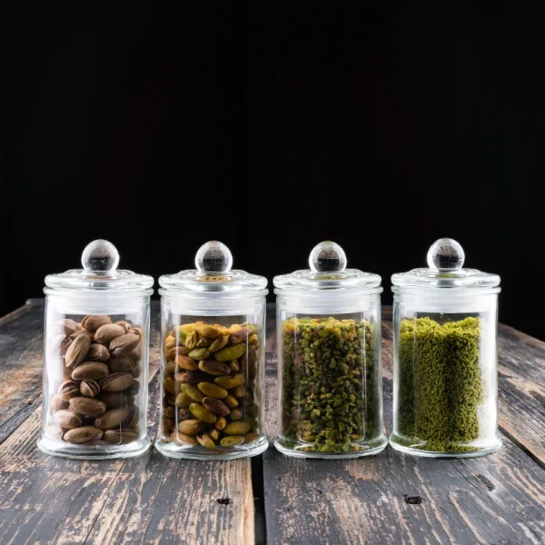 glass spice jars with shaker lids