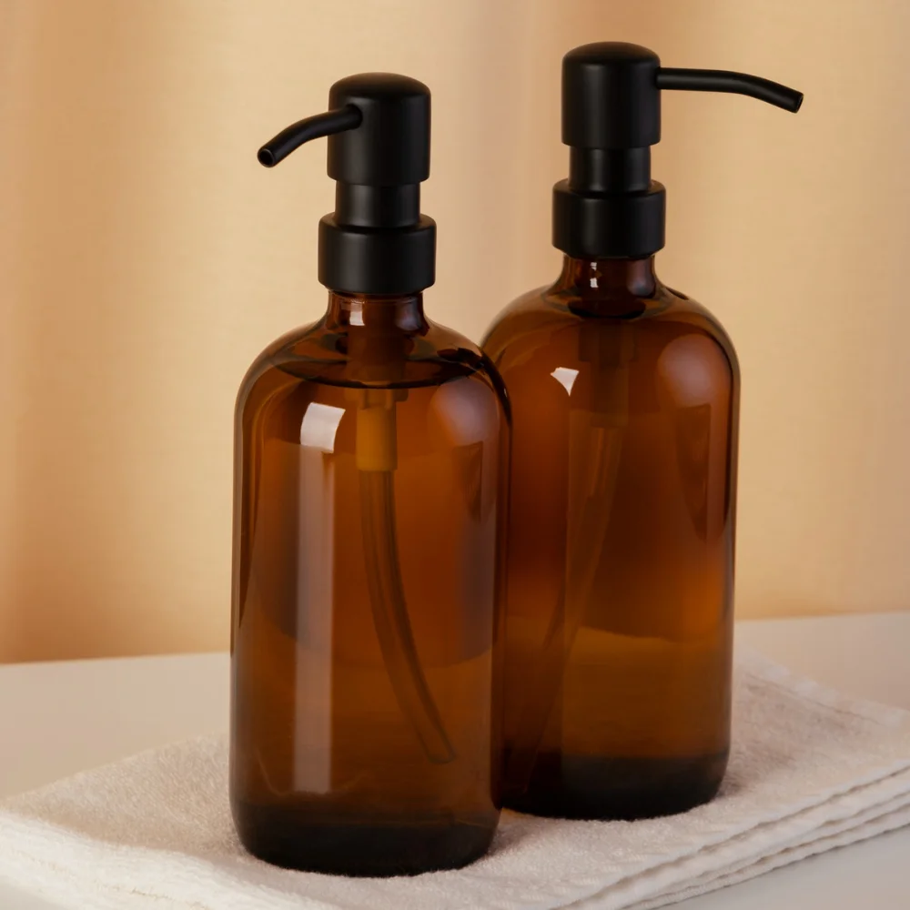 Custom Hair Care Glass Bottles Packaging