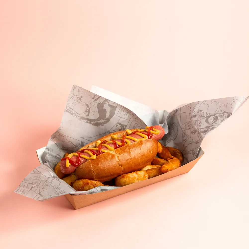 hot dog packaging