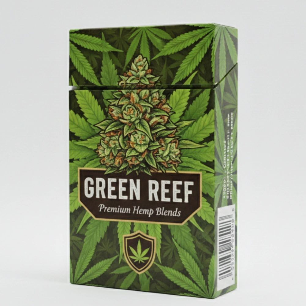 Luxury custom cigarette packaging box with durable materials and elegant design