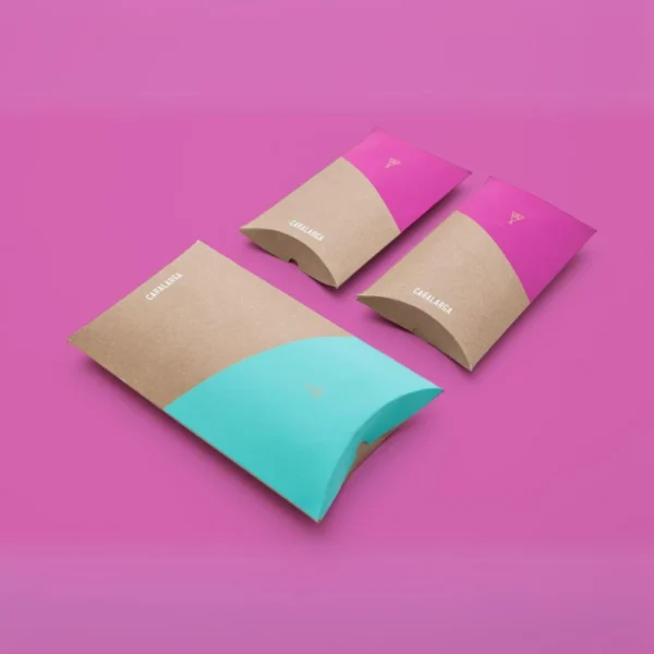 custom pillow box packaging