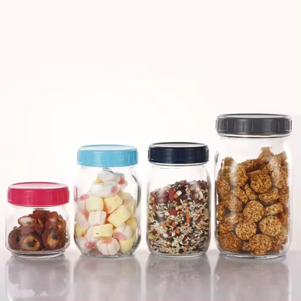 plastic canning jars with lids