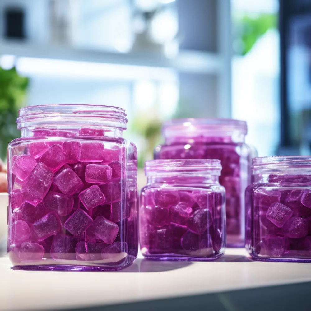 plastic wax jar packaging