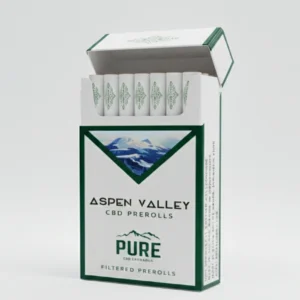 Printed cigarette box with unique custom design for premium packaging