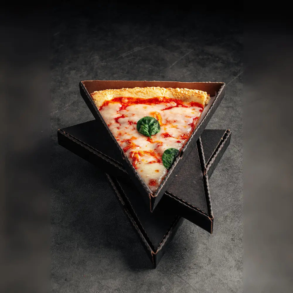 customized slice pizza box packaging
