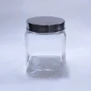 square glass jars with lids