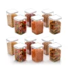 square jars plastic packaging