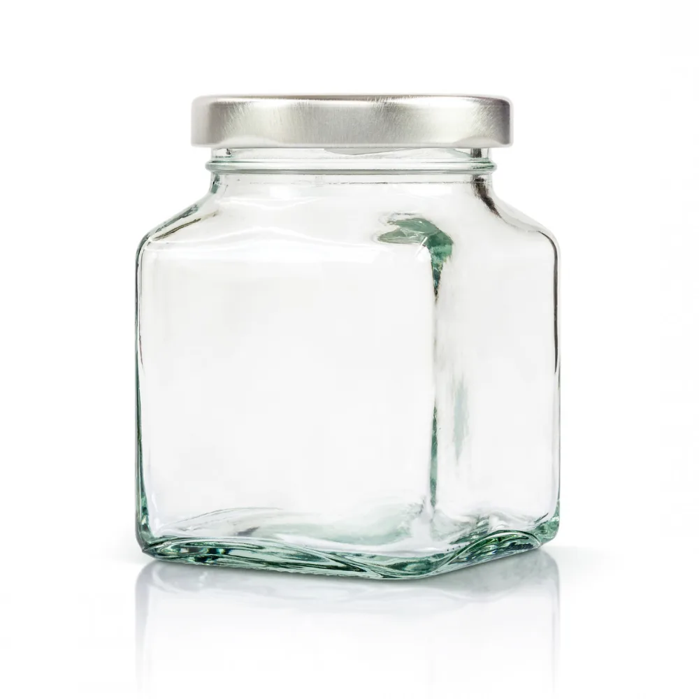 Custom square mason jars