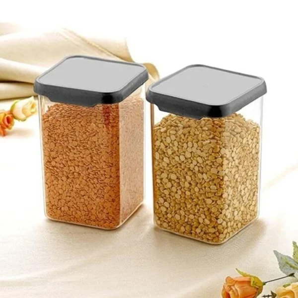 Custom Square Plastic Jars