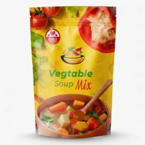 Stand up pouch packaging with gusset bottom for easy standing