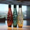 tall glass decorative bottles