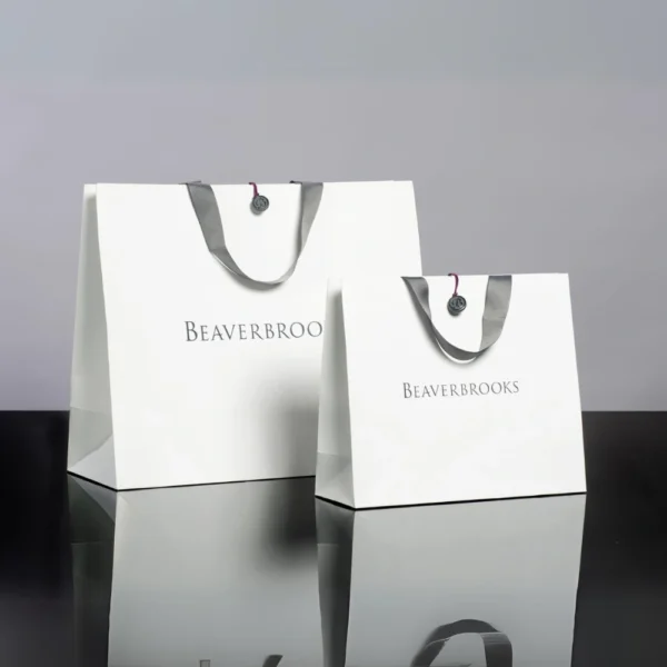 white paper bags