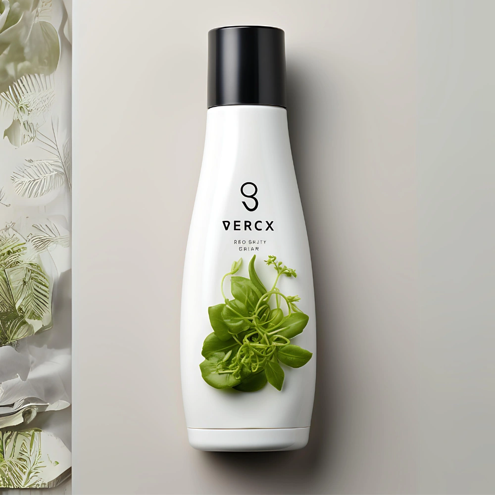 white shampoo bottles