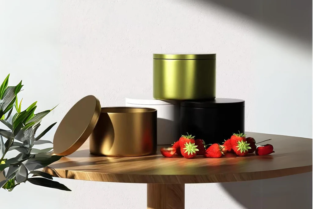 custom colored tins