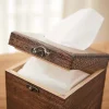 custom wooden tissue boxes packaging