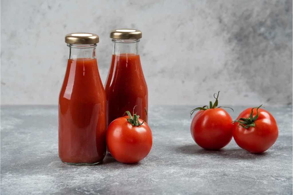 glass bottles for drinking and food