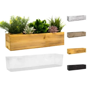 outdoor wooden planter boxes