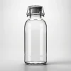 round glass bottles with corks
