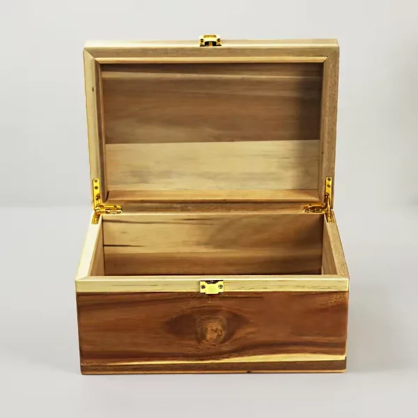 small wooden boxes with hinged lids