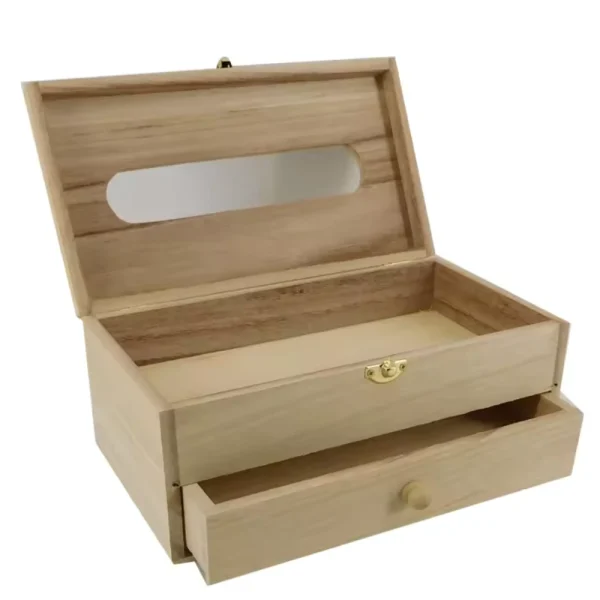 small wooden storage boxes