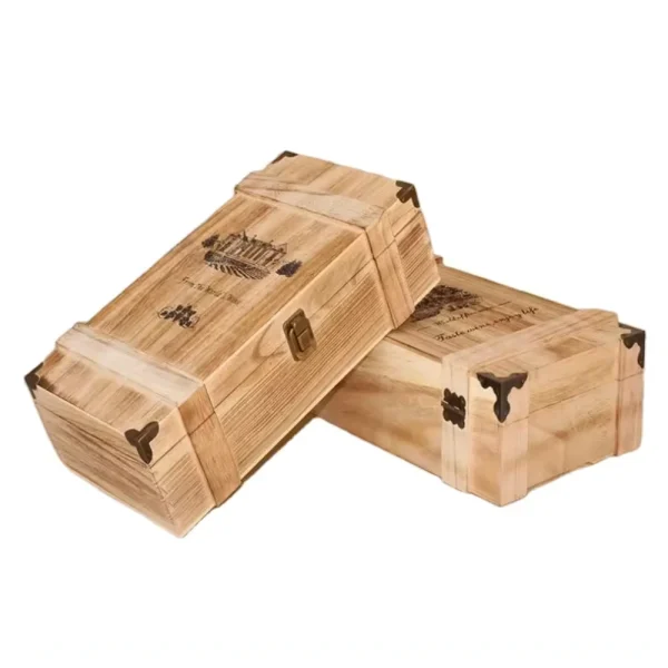 wood storage boxes with lids