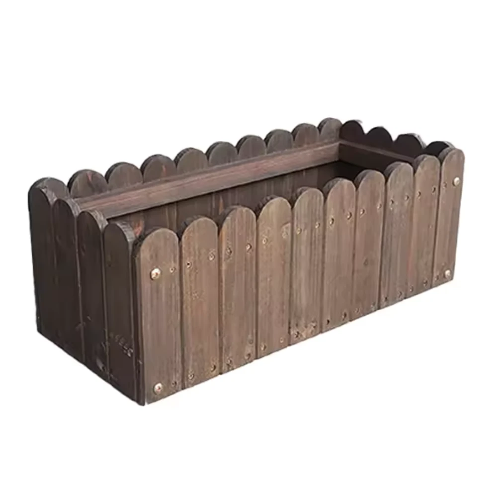 wooden boxes for plants