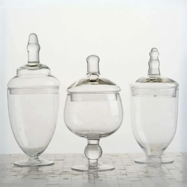 personalized apothecary glass jars