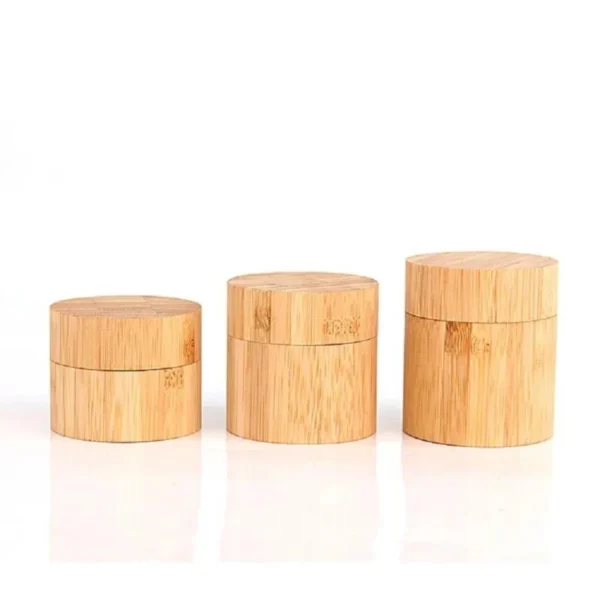 customized bamboo child resistant glass jars