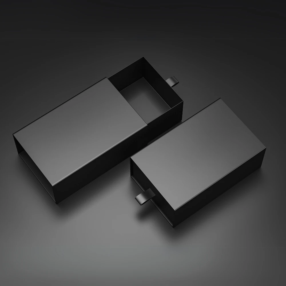 custom black card boxes