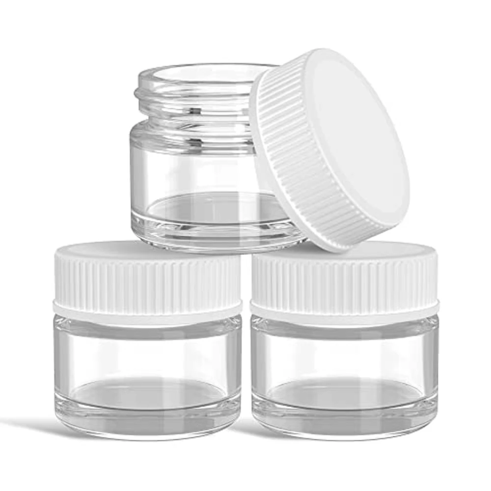 clear plastic wax jars