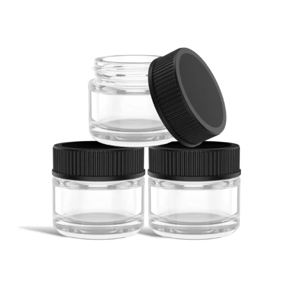 custom plastic wax jars packaging