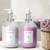 glass laundry detergent bottles